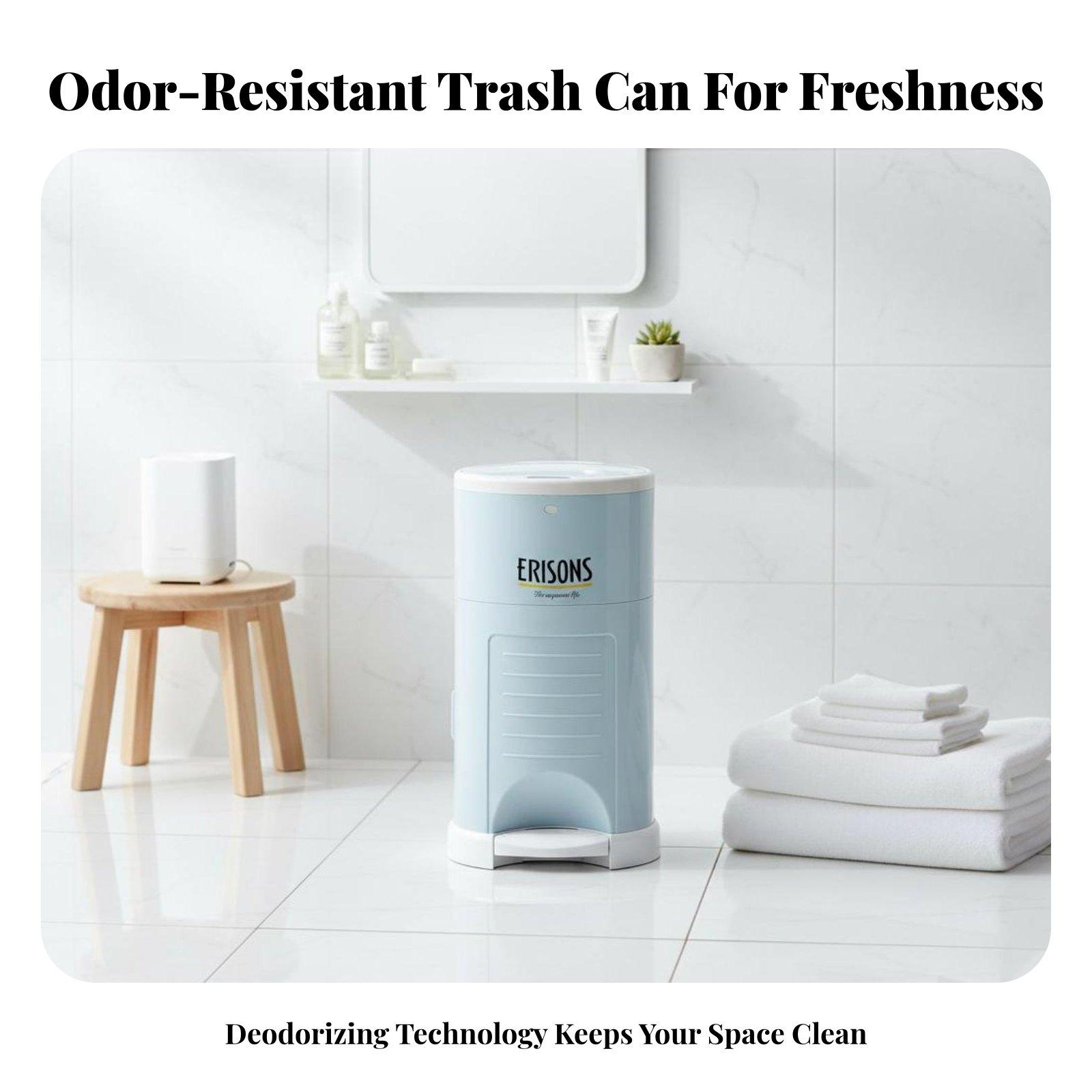 Diaper Pail Odor - 臭いを遮断するおむつペール トリプルバリア設計 乳児用おむつ処理容器 ハンドキャットリター処理容器 ペットオーナー向け