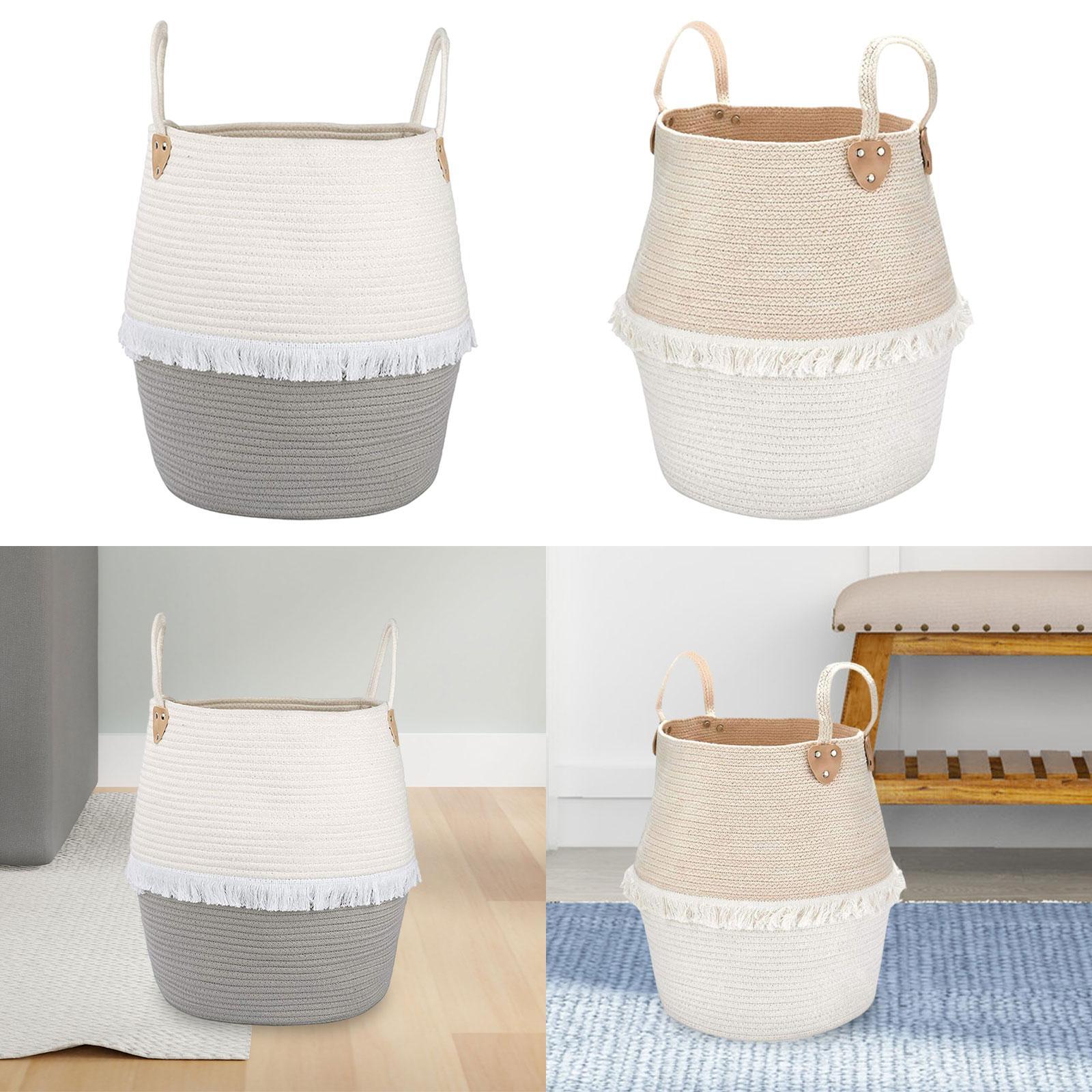 Baby Nursery Handles - ランドリーバスケット ベビーナーサリーハンパー おもちゃ 衣類オーガナイザー 装飾用ブランケットバスケット 枕用
