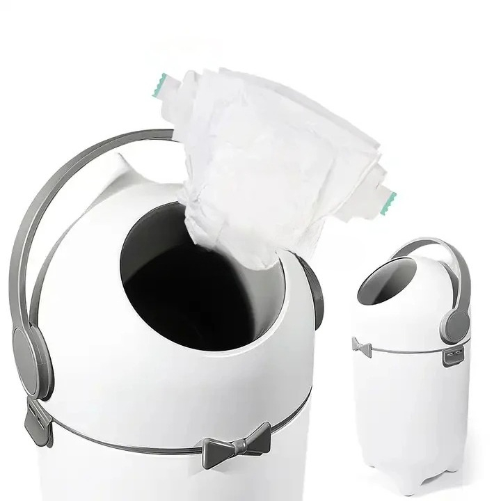 Diaper Pail Odor - 2025年工場クリエイティブデザイン防臭ベビー用ゴミ箱トイレ寝室ABSベビーおむつペール古紙収納ビン子供用