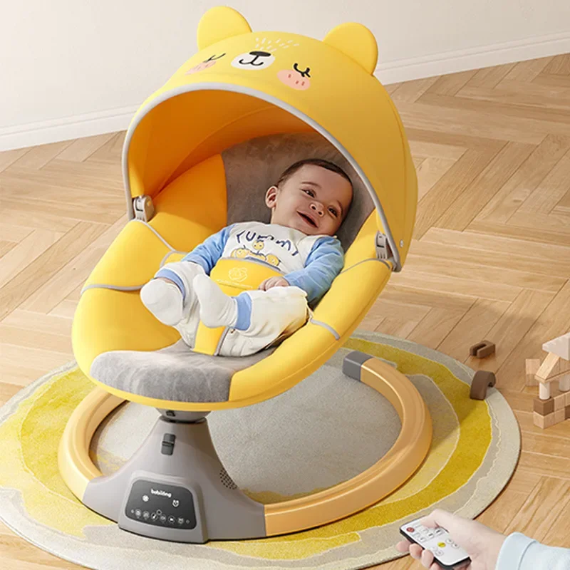 Baby Nursery Rocking Chair - ベビーロッキングベッド、子供用ロッキングチェア、スージングチェア、ベビー電動クレードルロッキングベッド、新生児用睡眠補助具