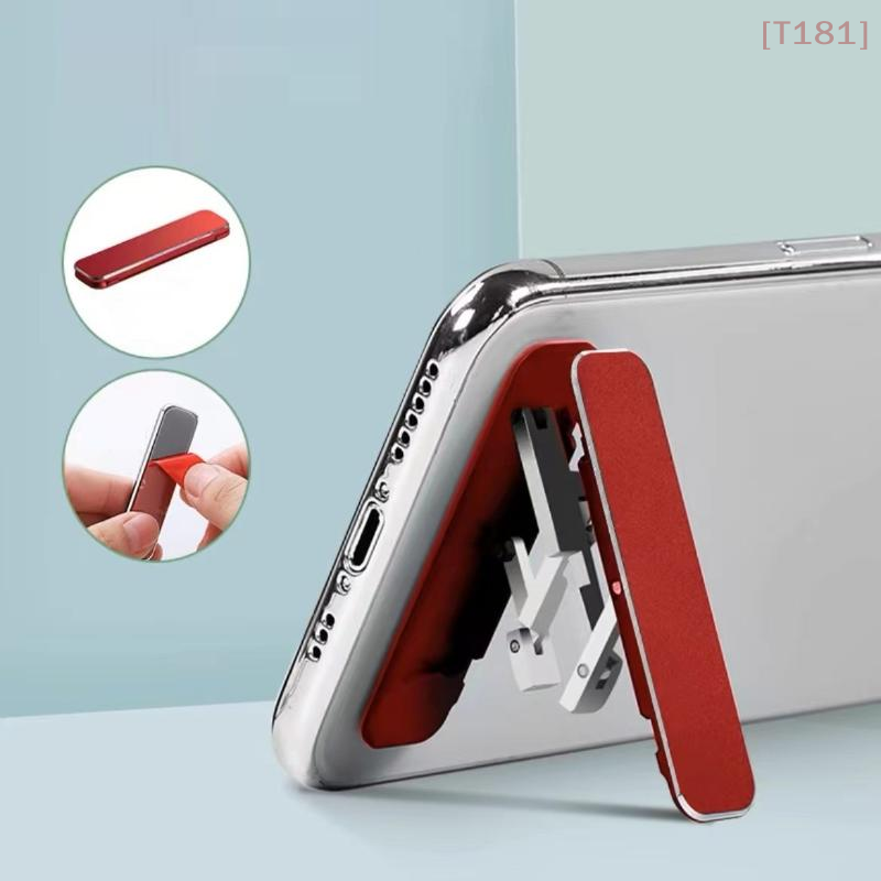 Mobile Hanger Arm - 1/3個入り ミニインビジブル折りたたみ式携帯電話スタンド アルミ合金製デスクトップマウント マテリアルホルダー 角度調整可能 携帯電話用