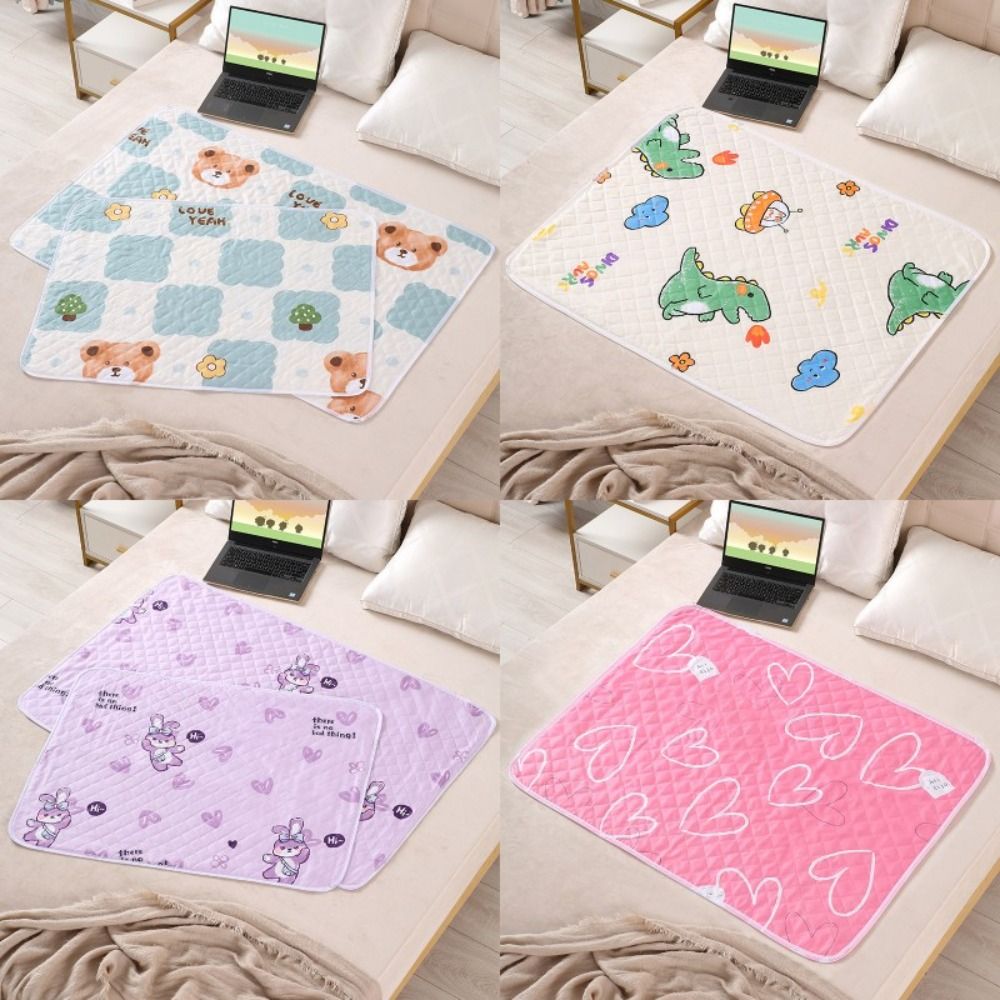 Diaper Pail Odor - 防水洗えるマットレス尿マット赤ちゃん幼児かわいい漫画ベッドプロテクターおむつ寝具尿パッド布通気性