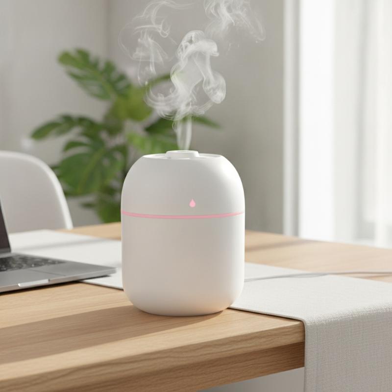 Humidifier Nursery Quiet - ポータブル加湿器 超静音 大容量 ナノミスト噴霧器 子供部屋の夜間使用に最適