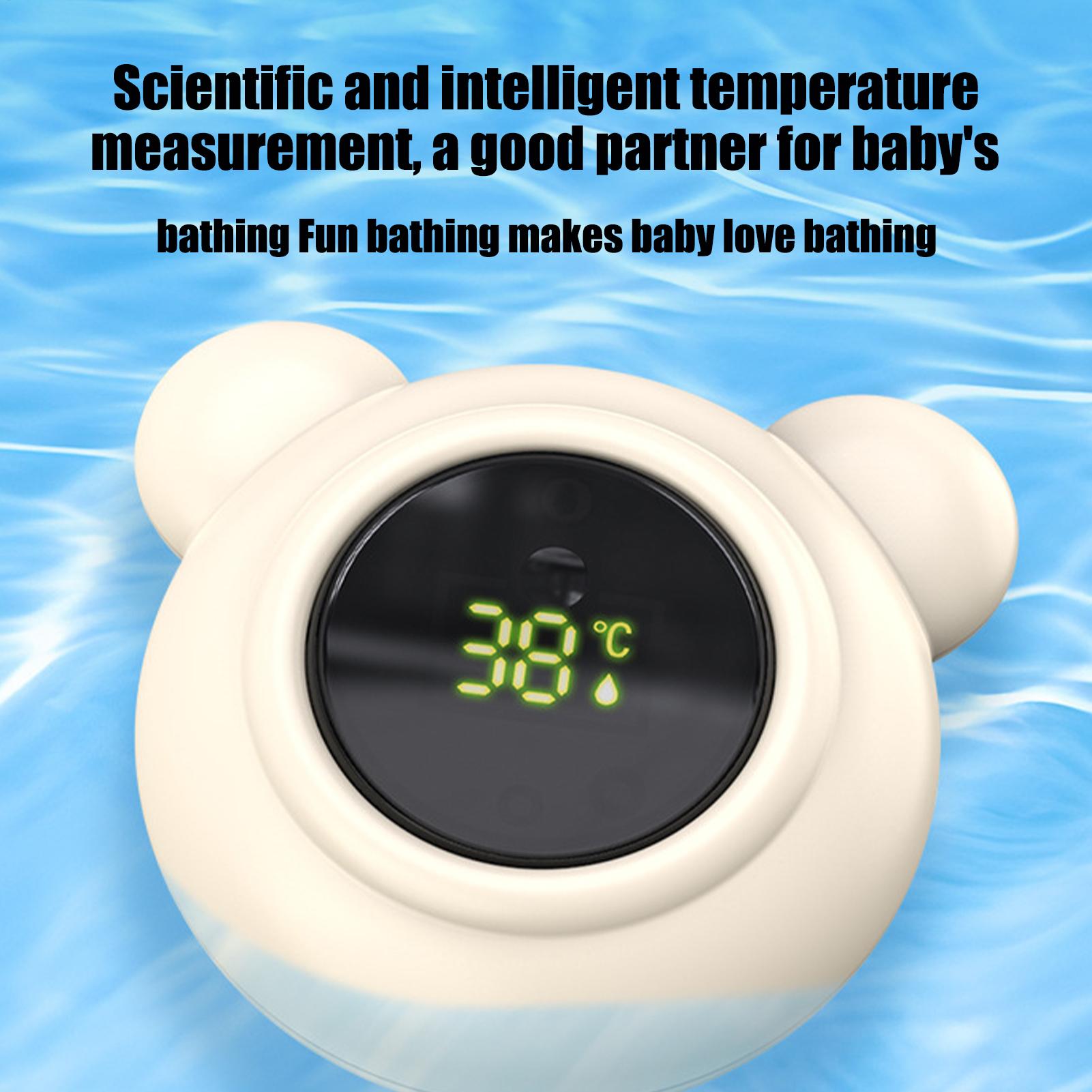 Baby Nursery Water - バス温度計 ベビーデジタル安全バス水温計 LEDディスプレイ付き 幼児ケアツール 旅行用 保育園