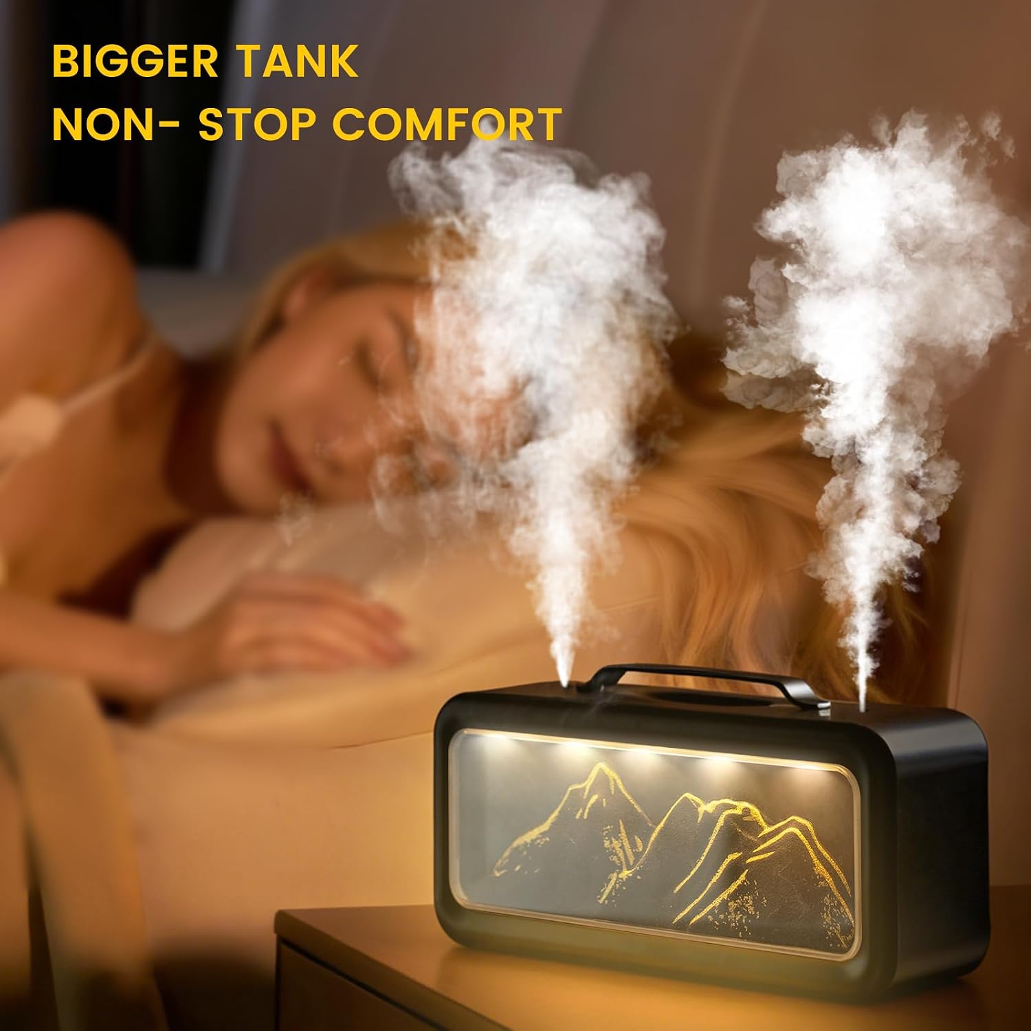 2026年新アップグレード小型加湿器、寝室用、600mlクー - Humidifier Nursery Quiet のレビューと価格