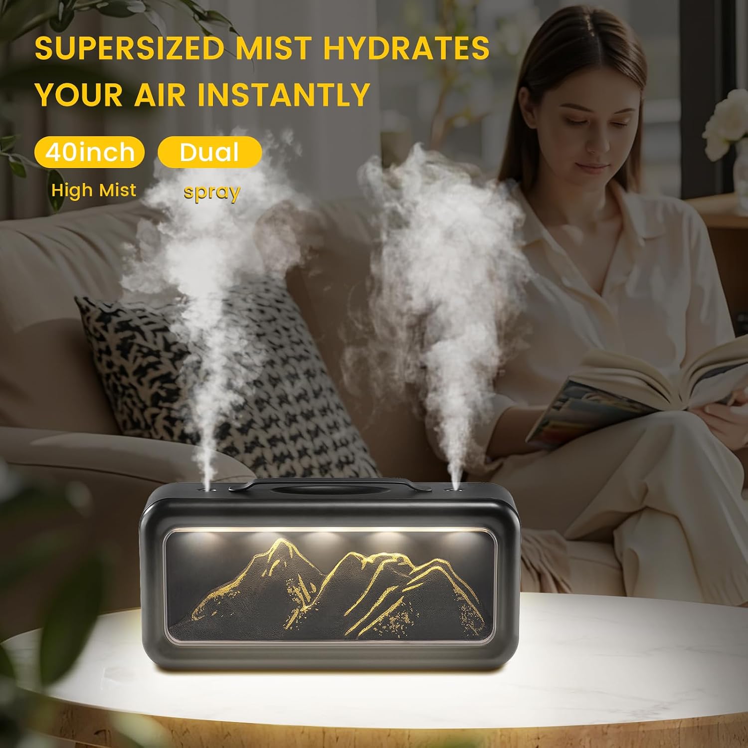 2026年新アップグレード小型加湿器、寝室用、600mlクー - Humidifier Nursery Quiet のレビューと価格
