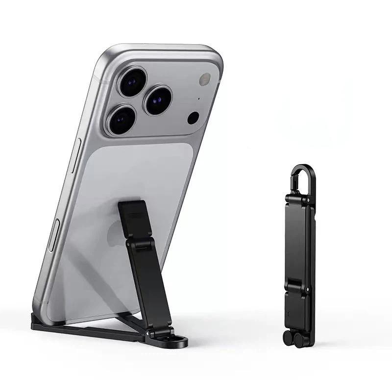 折りたたみ式ミニキーホルダー型携帯電話スタンド、多角度調整可 - Mobile Hanger Arm のレビューと価格