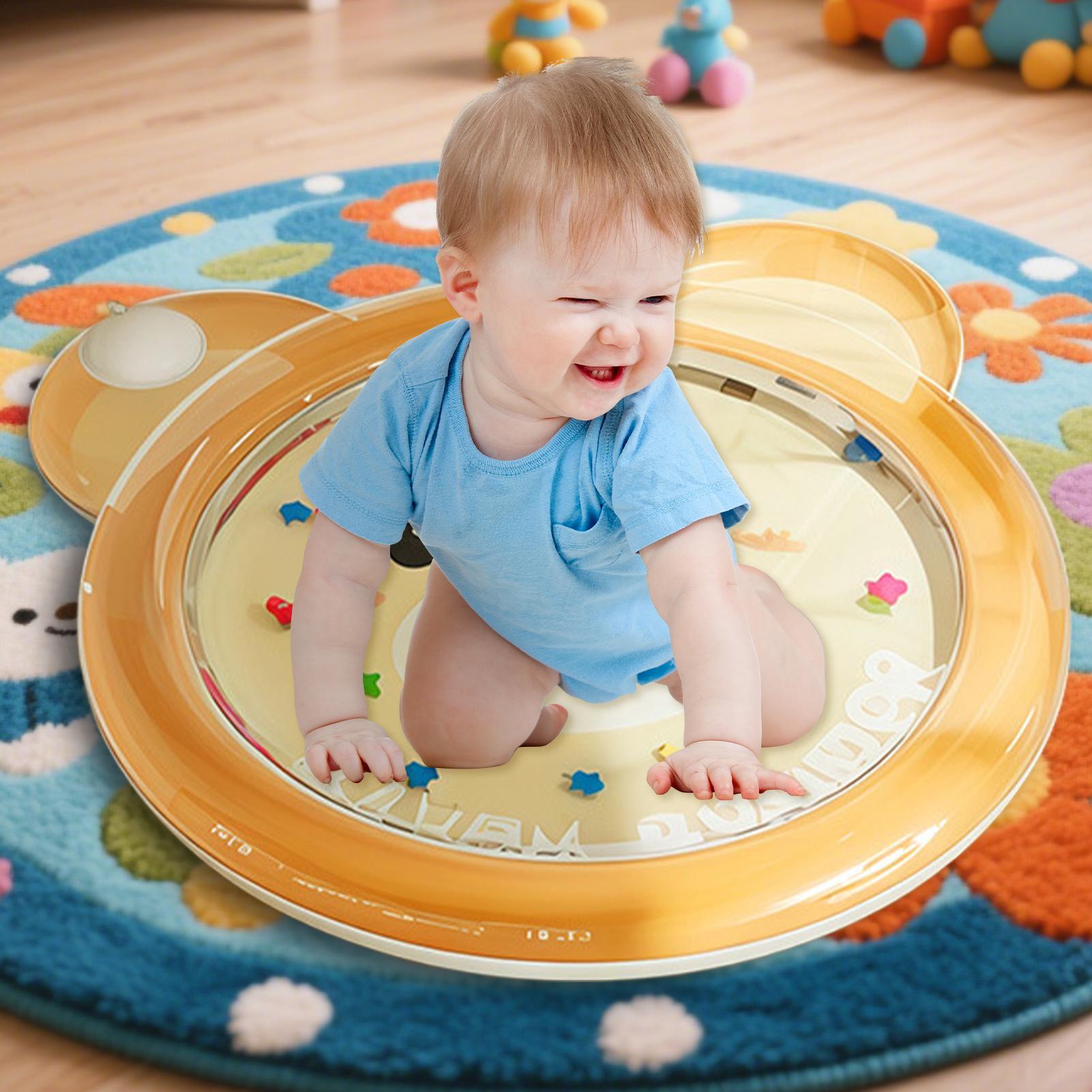 幼児用インフレータブルベビーウォーターマット感覚遊びパッド、 - Baby Nursery Water のレビューと価格
