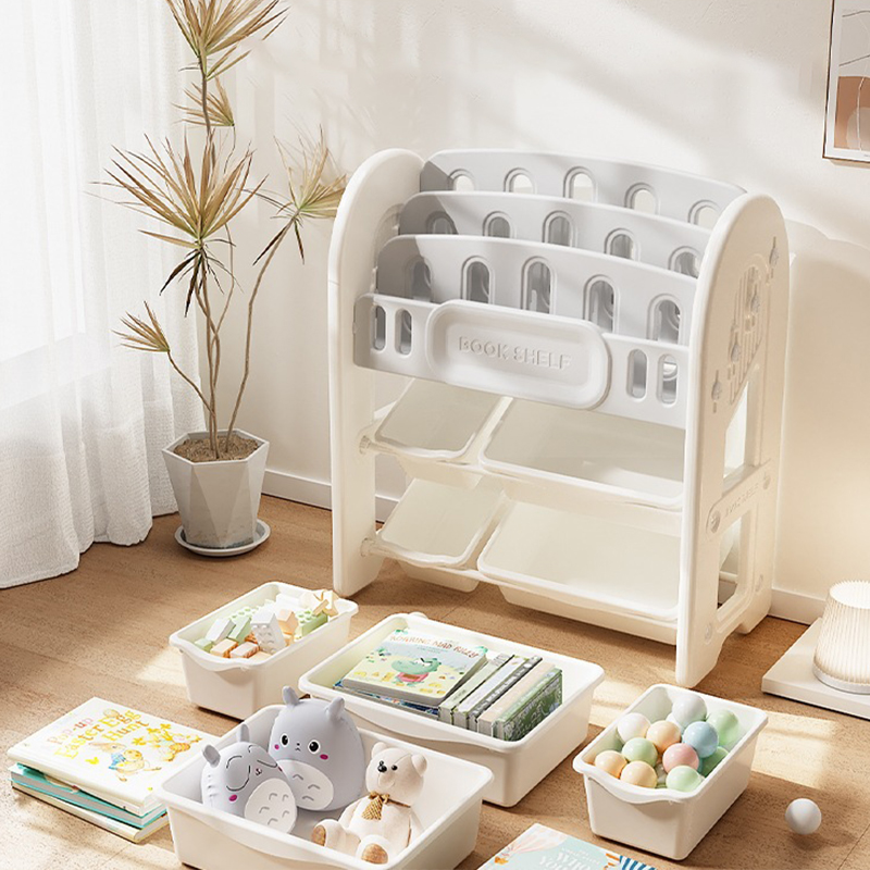 子供のおもちゃ収納ラック家庭用赤ちゃん絵本収納キャビネット本 - Baby Nursery Bookshelf のレビューと価格