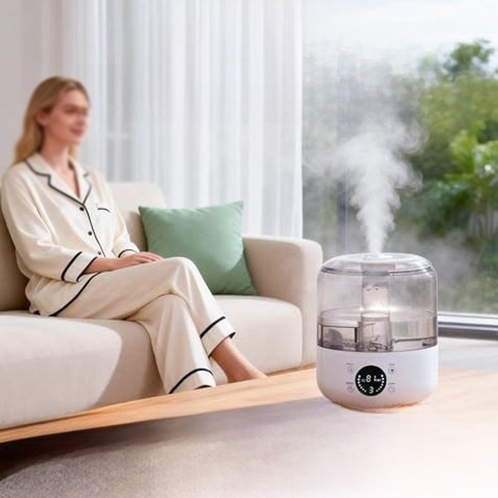 デュアルノズル3リットル加湿器、上部給水タンク付き、寝室、リ - Humidifier Nursery Quiet のレビューと価格