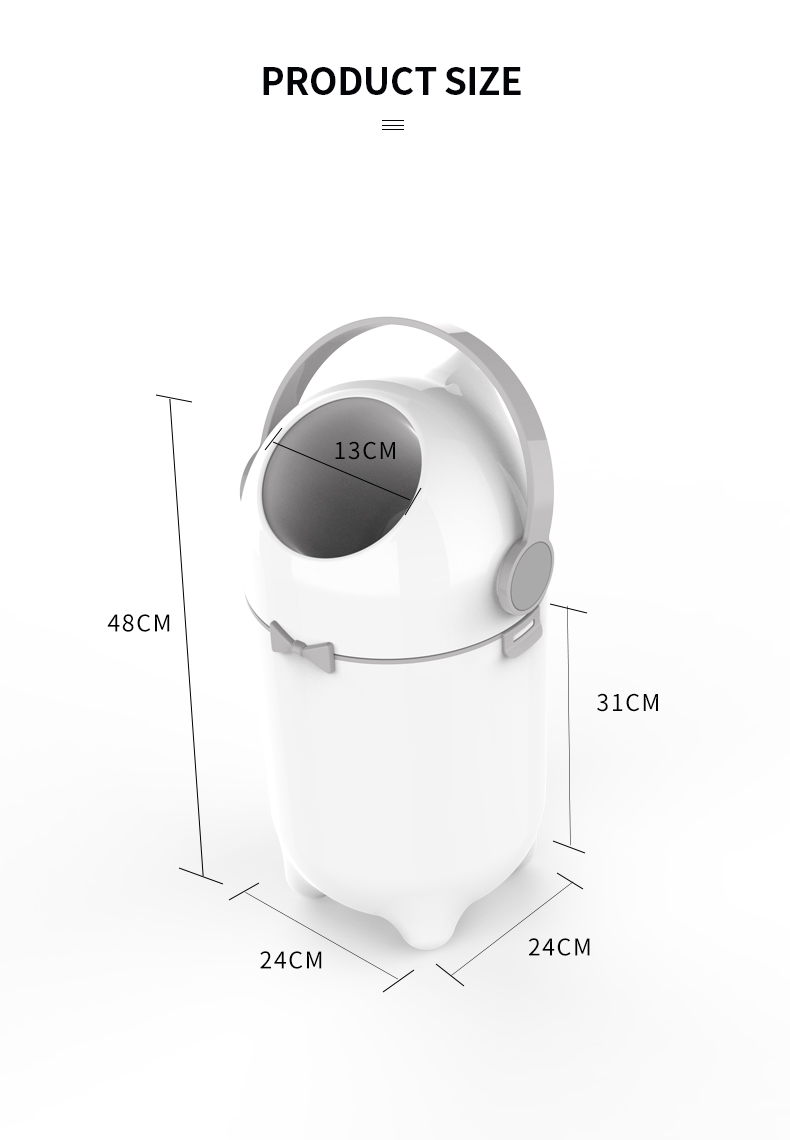 2025年工場クリエイティブデザイン防臭ベビー用ゴミ箱トイレ - Diaper Pail Odor のレビューと価格