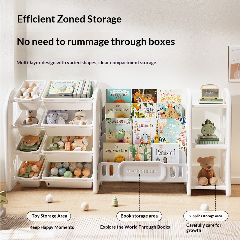 子供用おもちゃ収納ラックオーガナイザー本棚ベビー保育園大容量 - Baby Nursery Bookshelf のレビューと価格