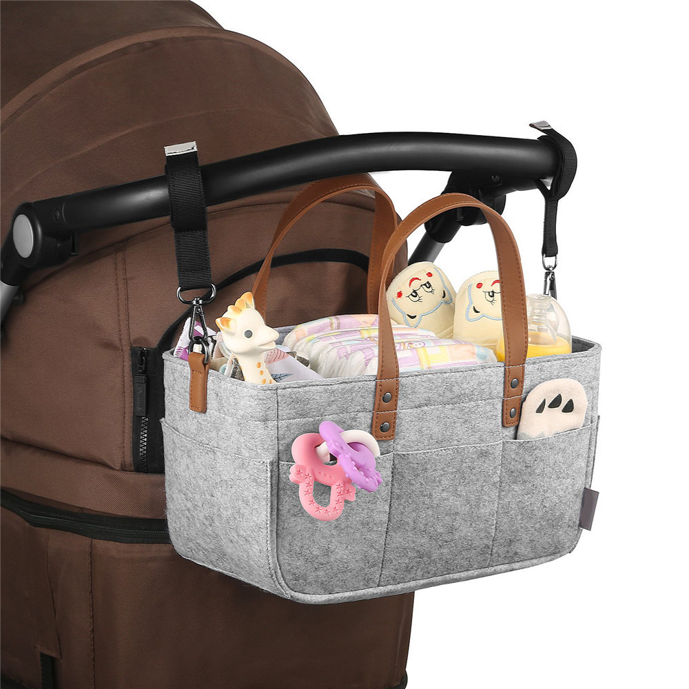 ベビーカーフェルト収納バスケット,ベビー保育園オーガナイザー - Baby Nursery Handles のレビューと価格