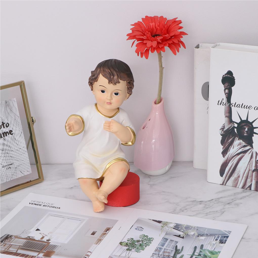 樹脂製のベビーオーナメント、キリスト降誕の置物。実用的で耐久 - Baby Bookshelf Small のレビューと価格
