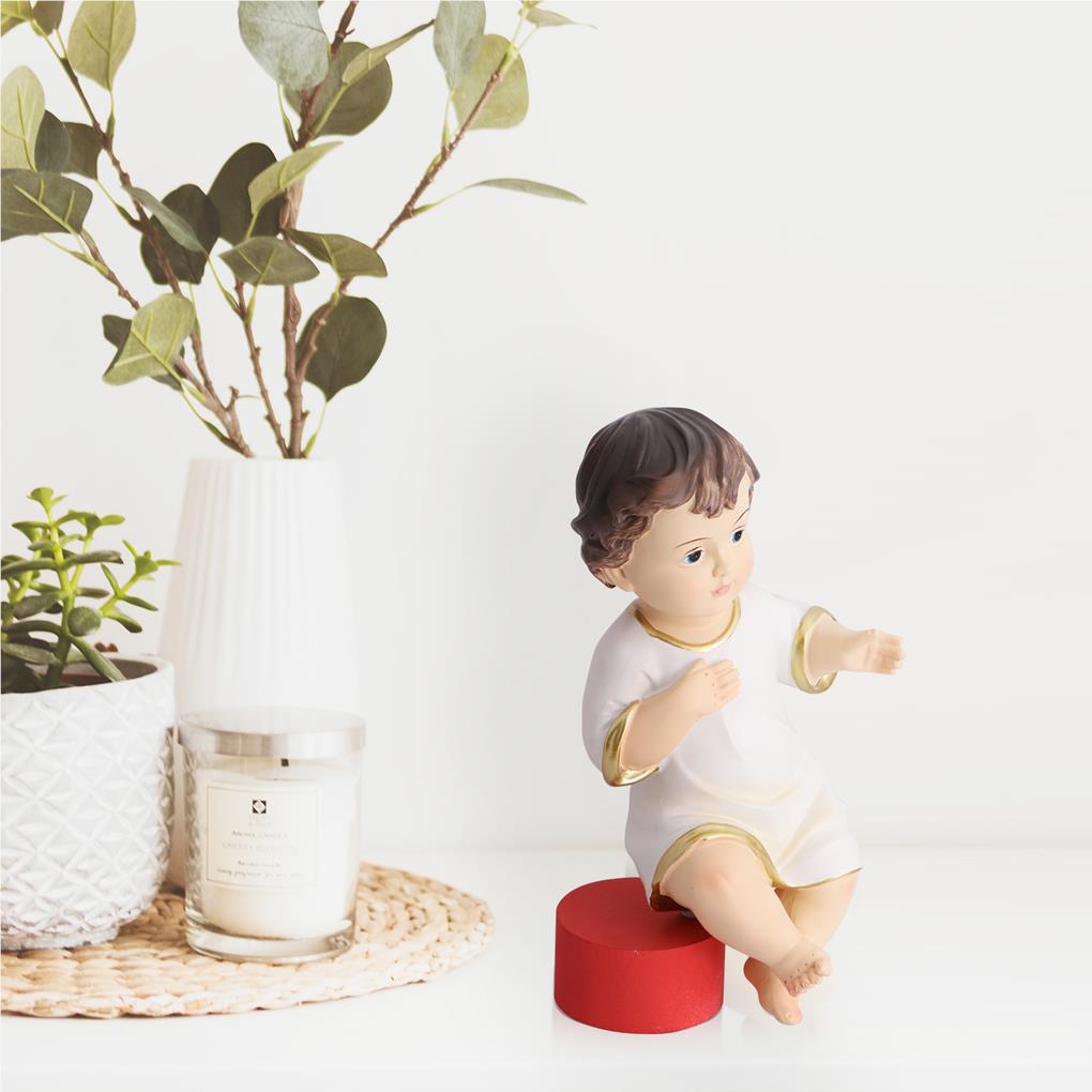 樹脂製のベビーオーナメント、キリスト降誕の置物。実用的で耐久 - Baby Bookshelf Small のレビューと価格