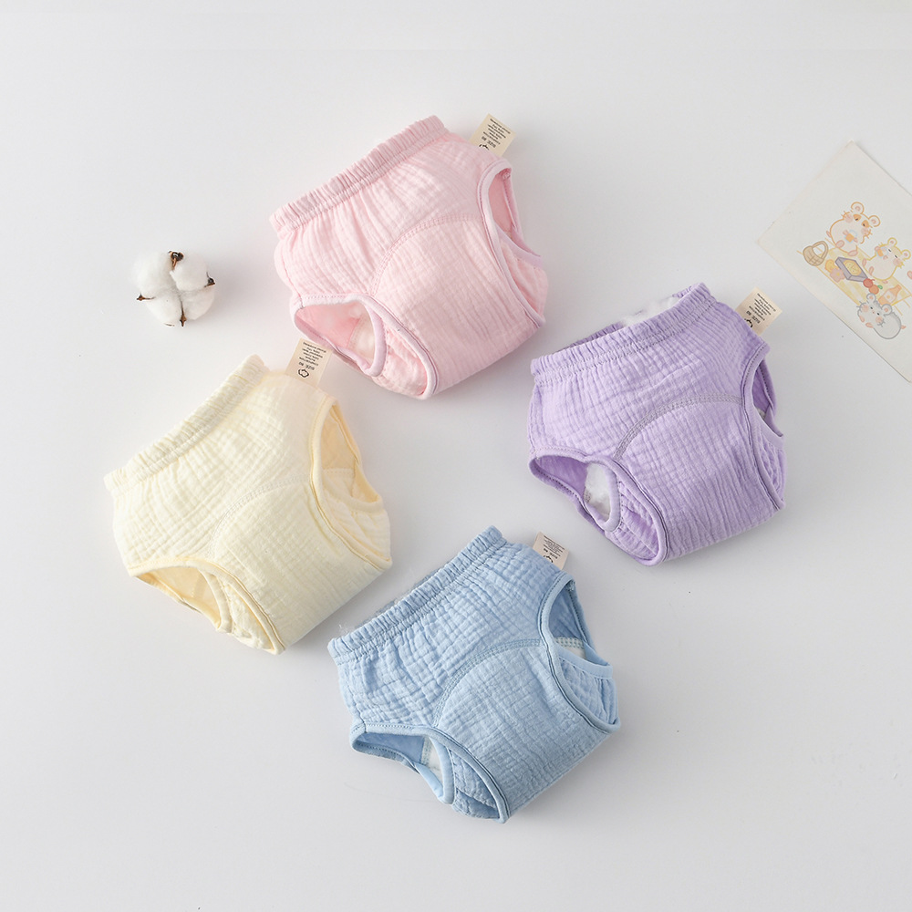 通気性のあるベビートレーニングパンツ防水おむつ綿ガーゼ洗える - Diaper Pail Odor のレビューと価格