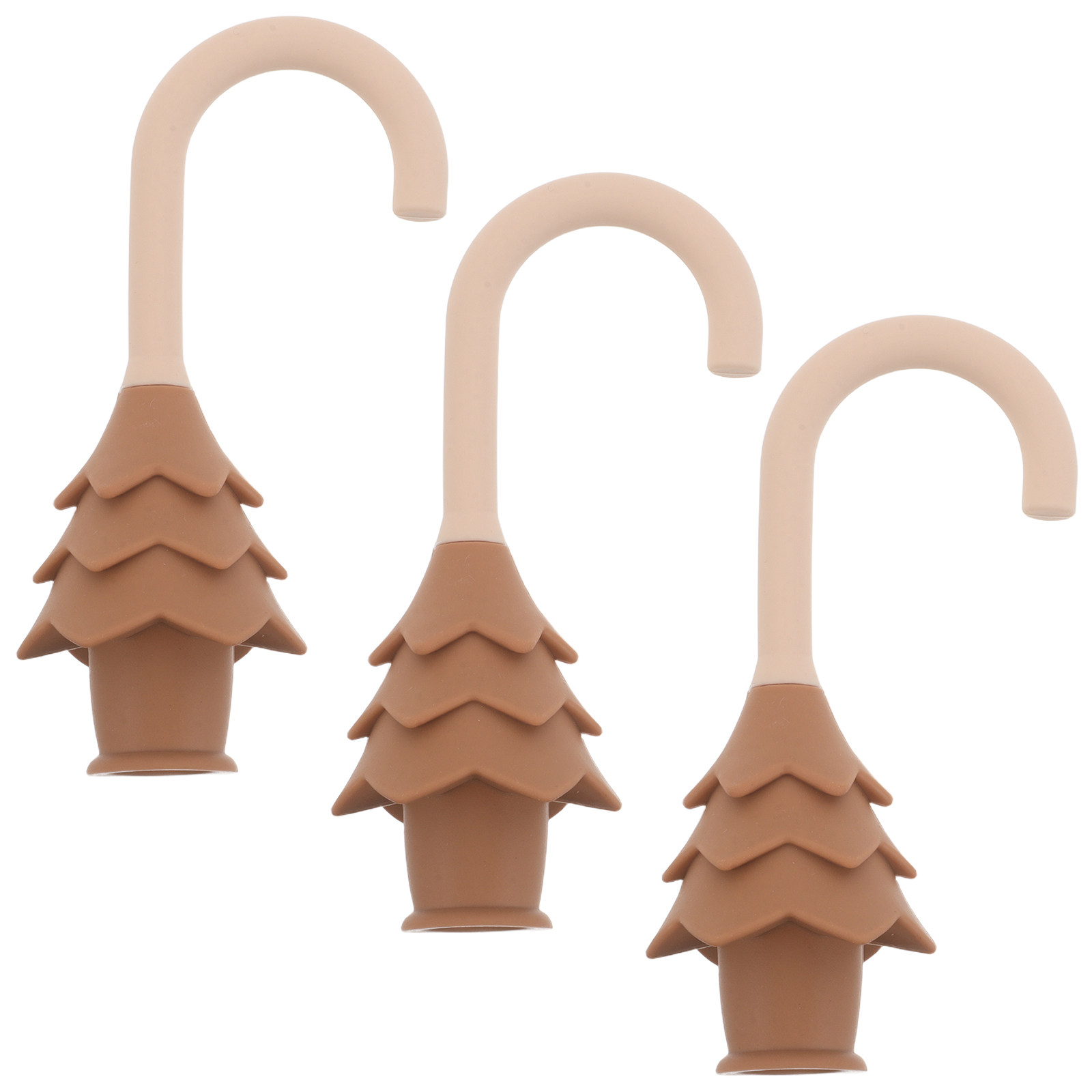 3個入り、子供用安全ドアストッパー、シリコン製、かわいい松の - Baby Nursery Tree のレビューと価格