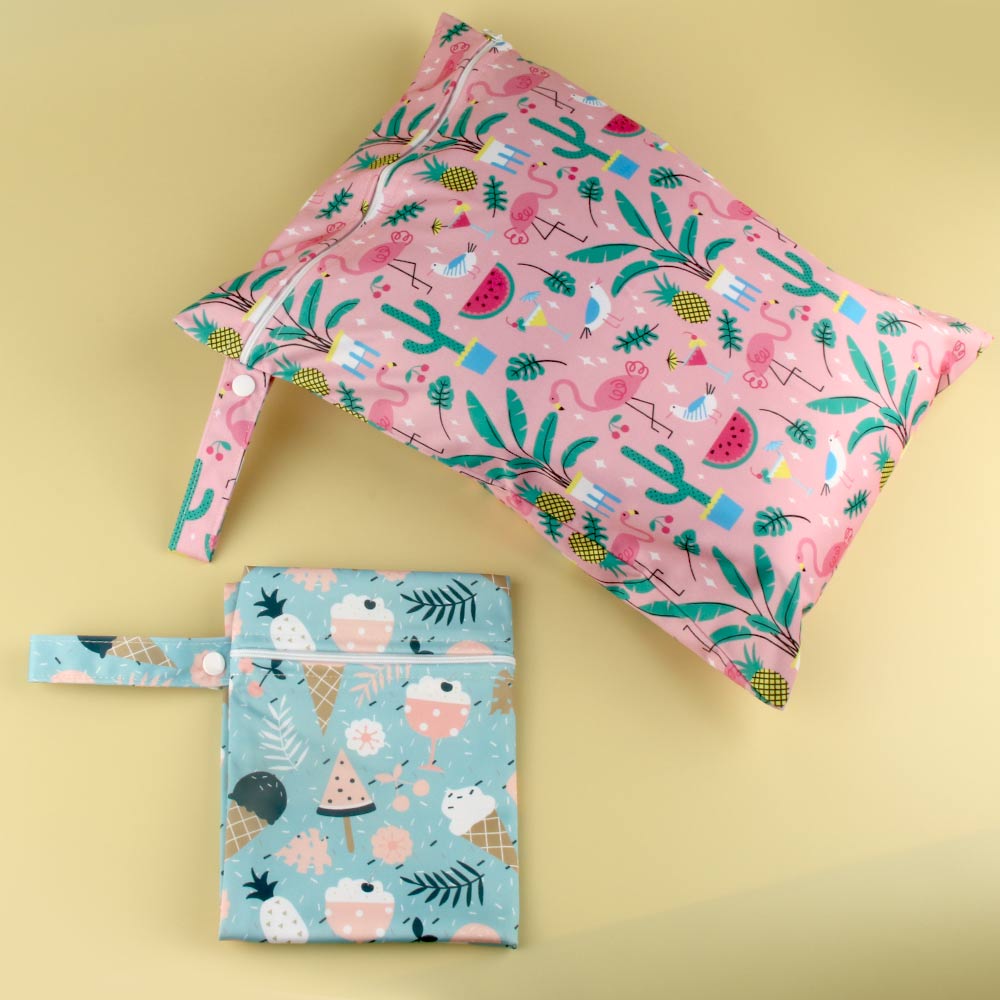 洗える再利用可能な布ウェットバッグ30x40cm,防水おむつ - Diaper Pail Odor のレビューと価格