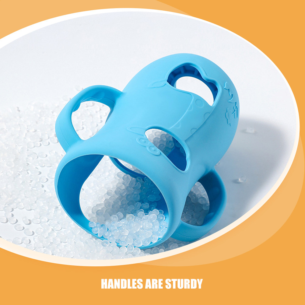 3個入り シリコン製 ベビーボトルカバー かわいいデザインで - Baby Nursery Handles のレビューと価格