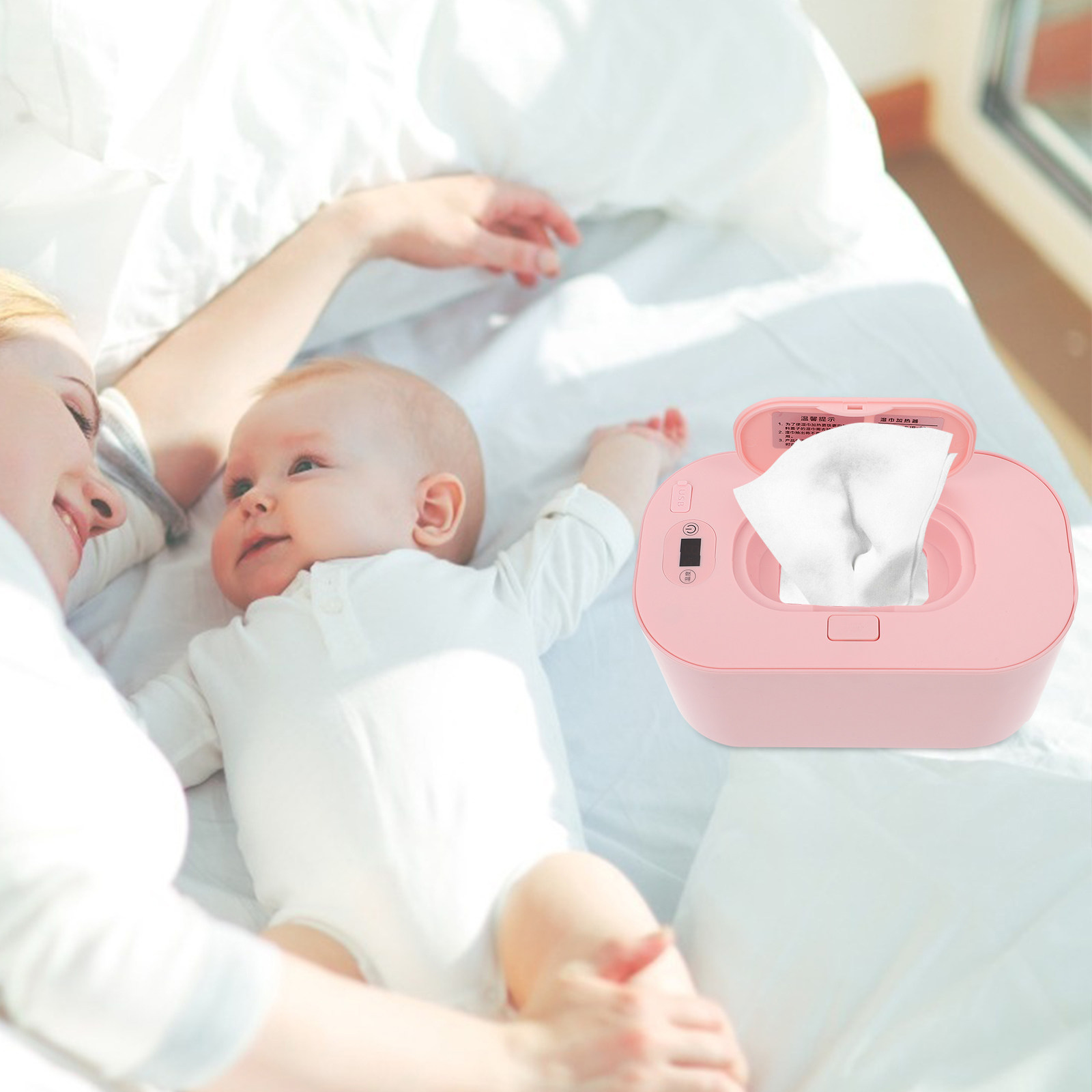 ベビー用ウェットティッシュウォーマー。温度調節機能付き。育児 - Baby Nursery Temperature のレビューと価格