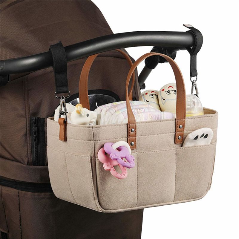 X18A-2X ベビーフェルト収納バスケット、保育園用オーガ - Baby Nursery Handles のレビューと価格