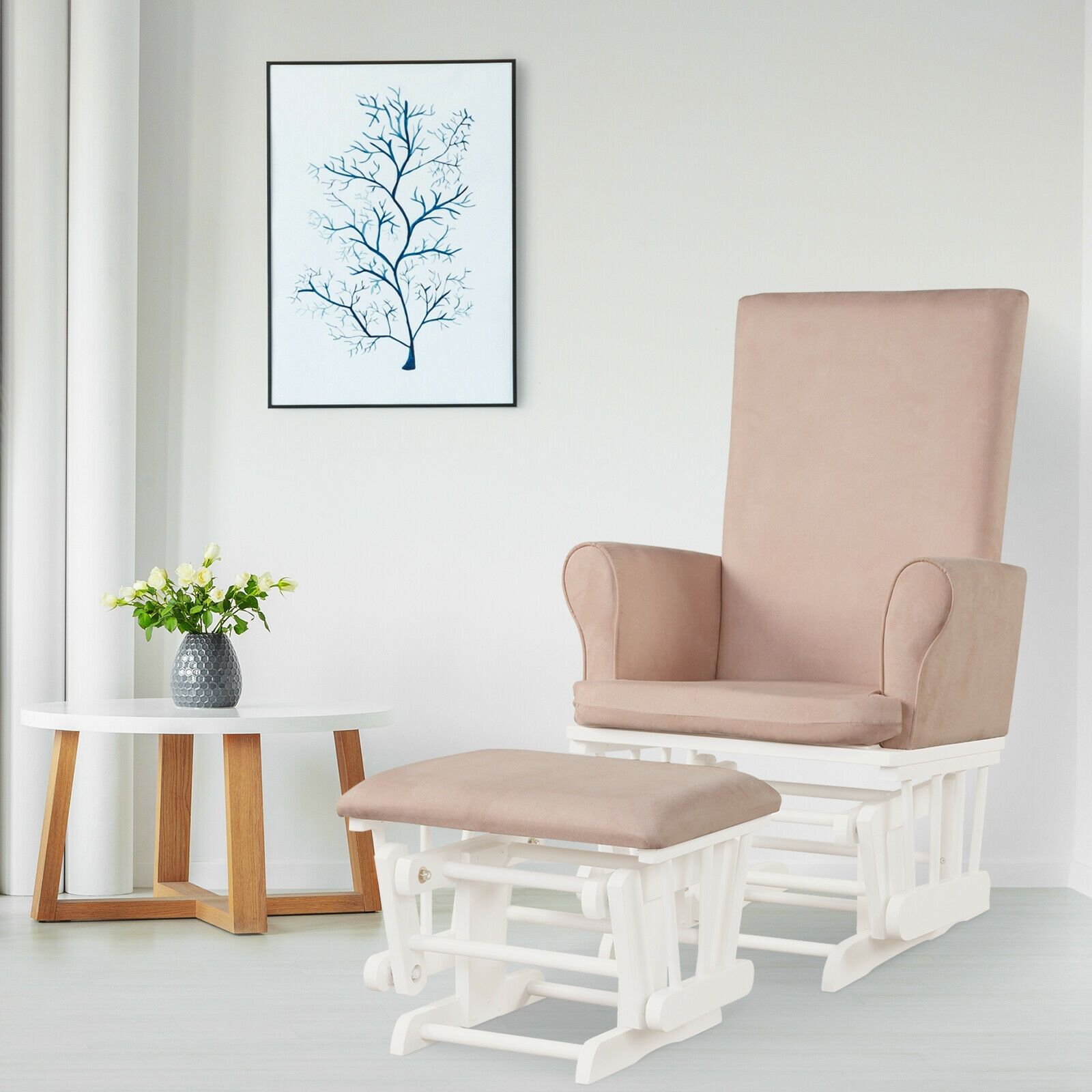 ベビーナーサリーリラックスロッカーロッキングチェアグライダー - Baby Nursery Rocking Chair のレビューと価格
