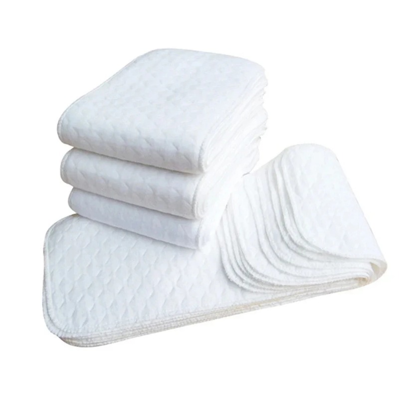 2/5/10 個ベビーおむつ再利用可能な洗える綿おむつエコロ - Diaper Pail Odor のレビューと価格