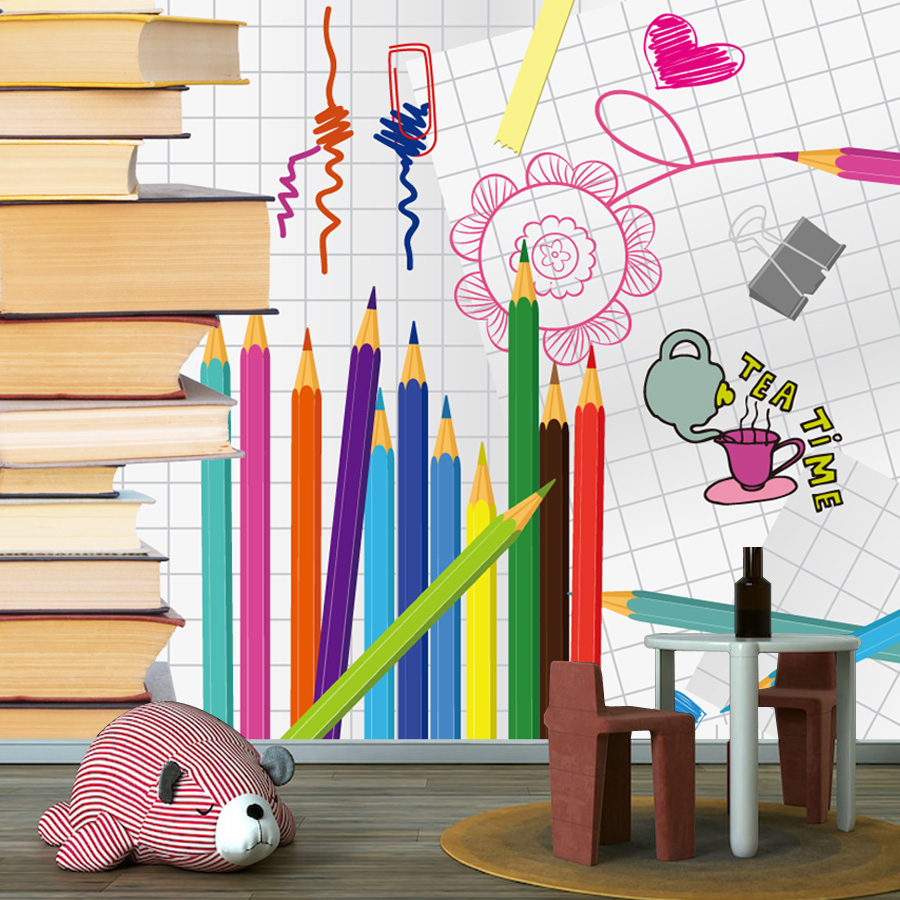 リビングルーム、本、絵画の壁、家の装飾、子供部屋、ベビーベッ - Baby Nursery Water のレビューと価格