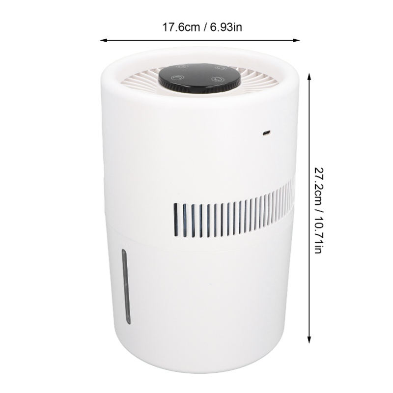 空気清浄機と加湿器 2 in 1 5W 4L 水タンク 静か - Humidifier Nursery Quiet のレビューと価格