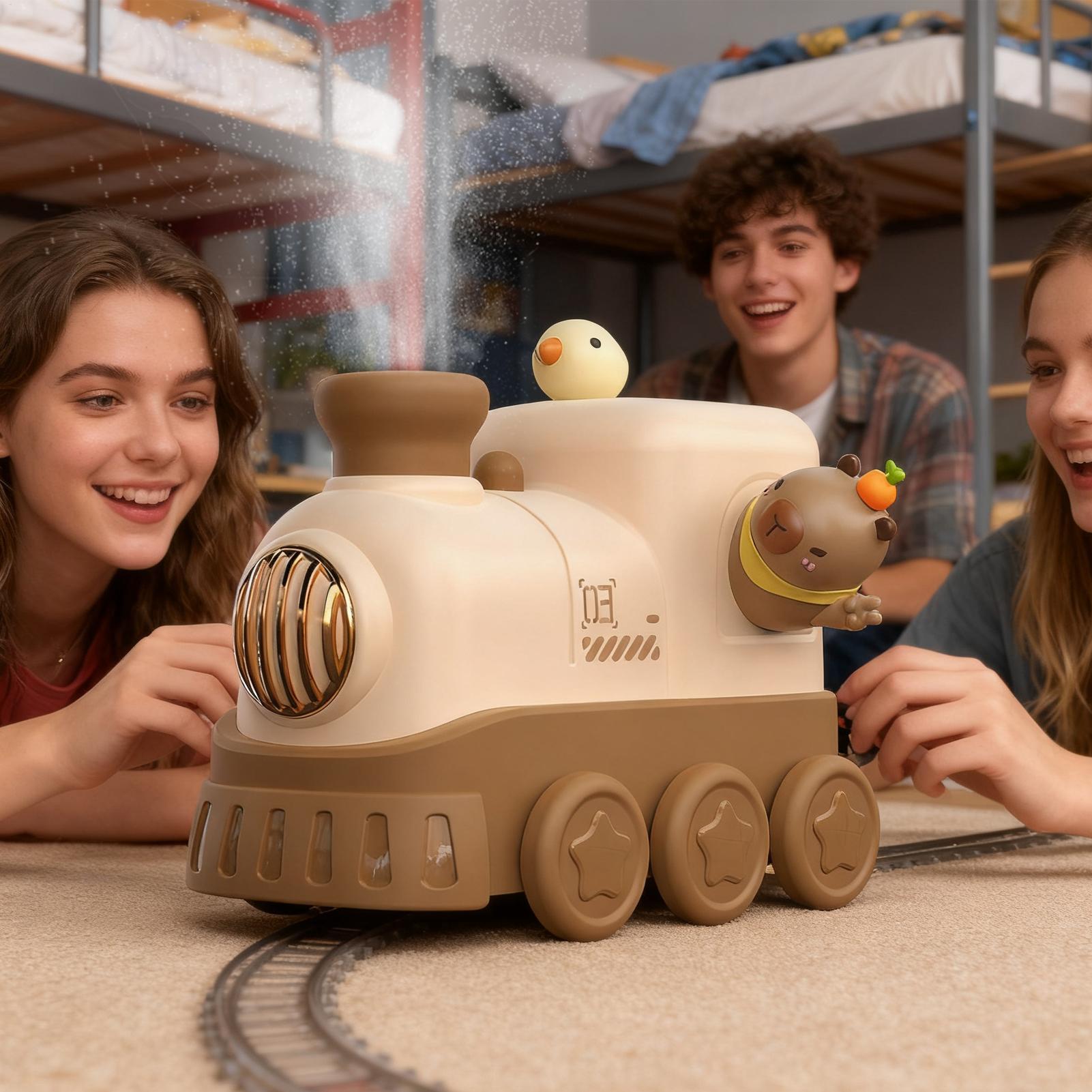 ベビー加湿器クール静かな電車デザイン清浄機 300 ミリリッ - Humidifier Nursery Quiet のレビューと価格