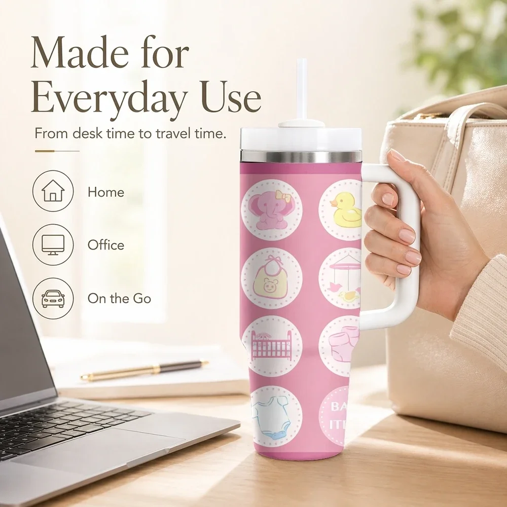 ベビーおもちゃ 保育園用真空断熱ボトル 40オンス ステンレ - Baby Nursery Handles のレビューと価格