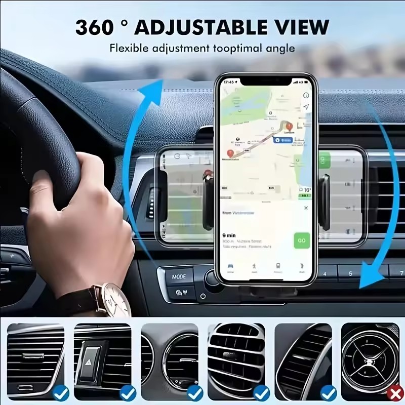 ユニバーサルカーフックベースフォンホルダー 重力式モバイルス - Mobile Hanger Arm のレビューと価格