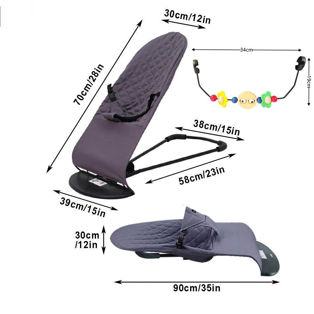インタラクティブなおもちゃバー付きベビーバウンサーシート - - Baby Nursery Rocking Chair のレビューと価格