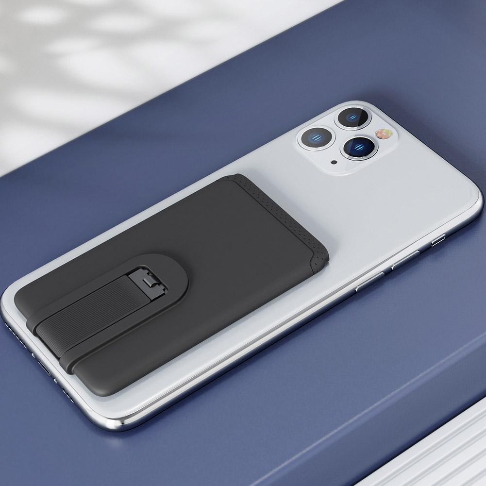 シリコン製スマホカードホルダー - 粘着ステッカーポケット付 - Mobile Hanger Arm のレビューと価格