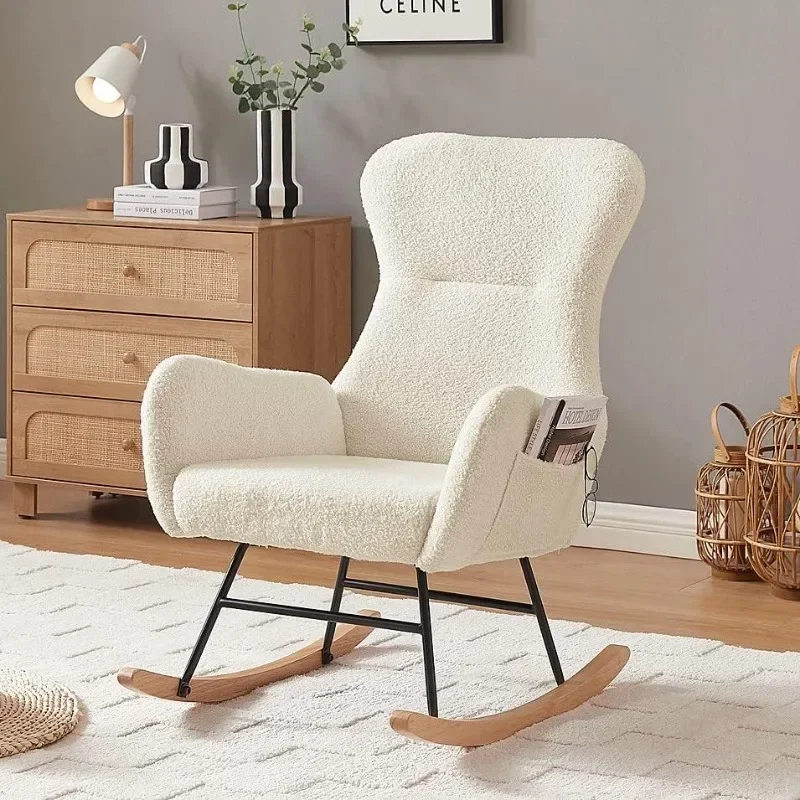 ハンソンズ ロッキングチェア ナーサリー、モダンなアクセント - Baby Nursery Rocking Chair のレビューと価格