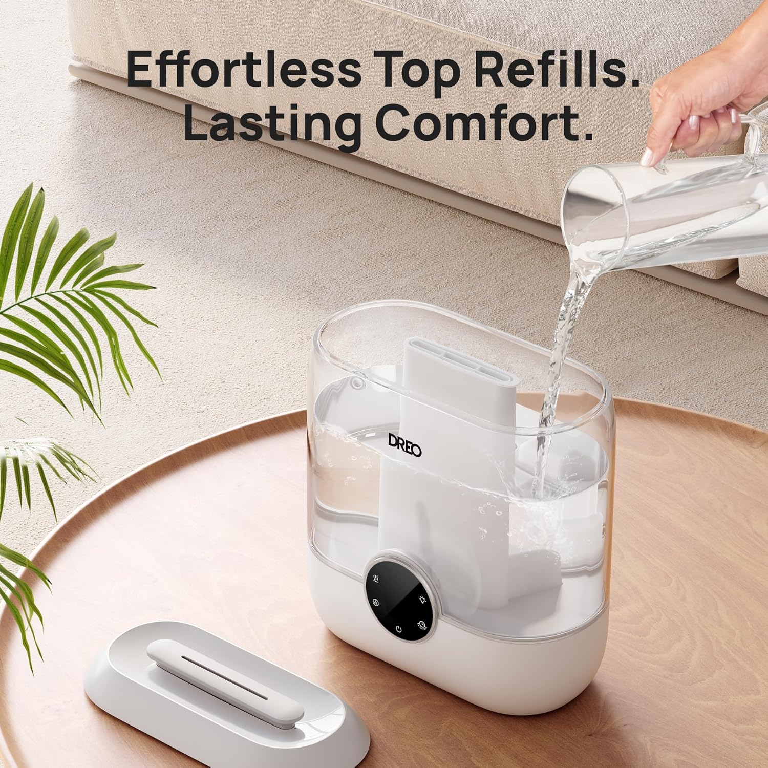 Dreo 6L トップフィル加湿器 静音 8 DB 調節可能 - Humidifier Nursery Quiet のレビューと価格