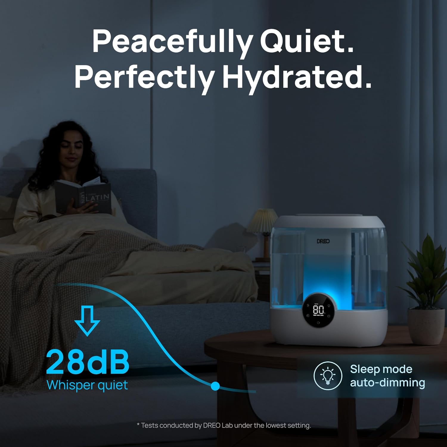 Dreo 6L トップフィル加湿器 静音 8 DB 調節可能 - Humidifier Nursery Quiet のレビューと価格