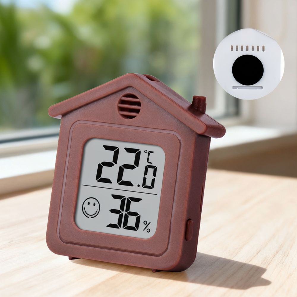デジタル温湿度計、アラーム機能付き、室内用、磁石で固定できる - Baby Nursery Temperature のレビューと価格