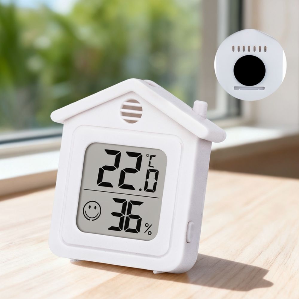 デジタル温湿度計、アラーム機能付き、室内用、磁石で固定できる - Baby Nursery Temperature のレビューと価格