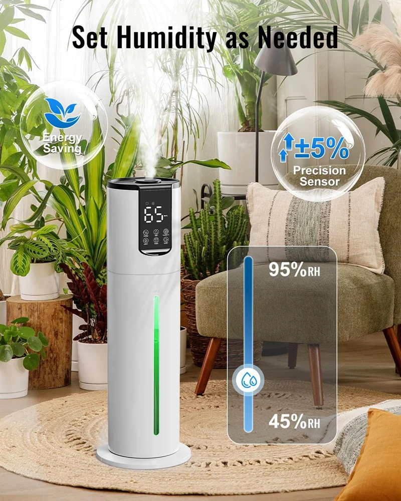 超静音フロア超音波加湿器 – 赤ちゃん/保育園用トップフィル - Humidifier Nursery Quiet のレビューと価格