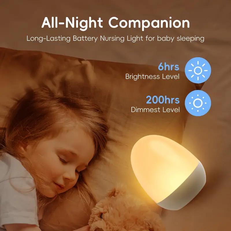 充電式のポータブルエッグナイトライト,ベビーケア用のタッチラ - Baby Nursery Temperature のレビューと価格