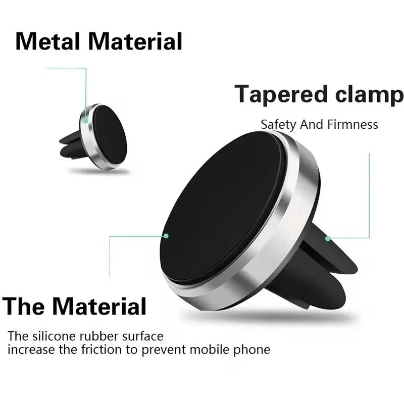 マグネット式車載携帯電話ホルダー 車内エアコン吹き出し口用マ - Mobile Hanger Arm のレビューと価格