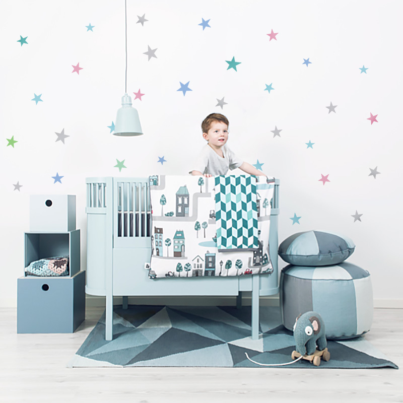 子供部屋用の星のウォールステッカー,家の装飾,芸術的な壁紙 - Baby Nursery Package のレビューと価格
