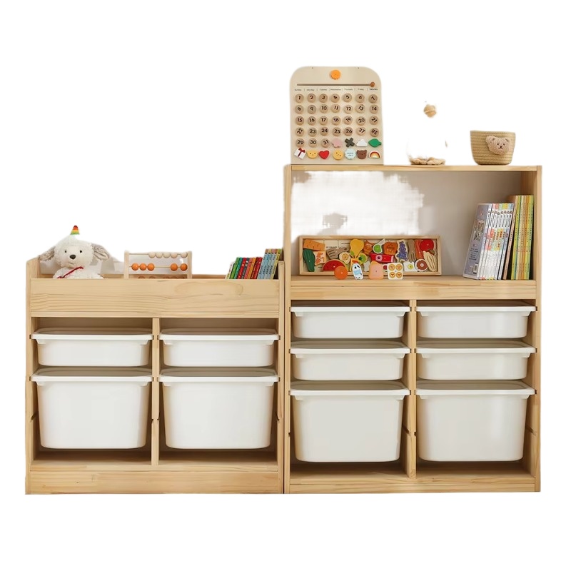 子供用おもちゃ収納棚 リビングルーム ベビーおもちゃ収納 デ - Baby Nursery Bookshelf のレビューと価格