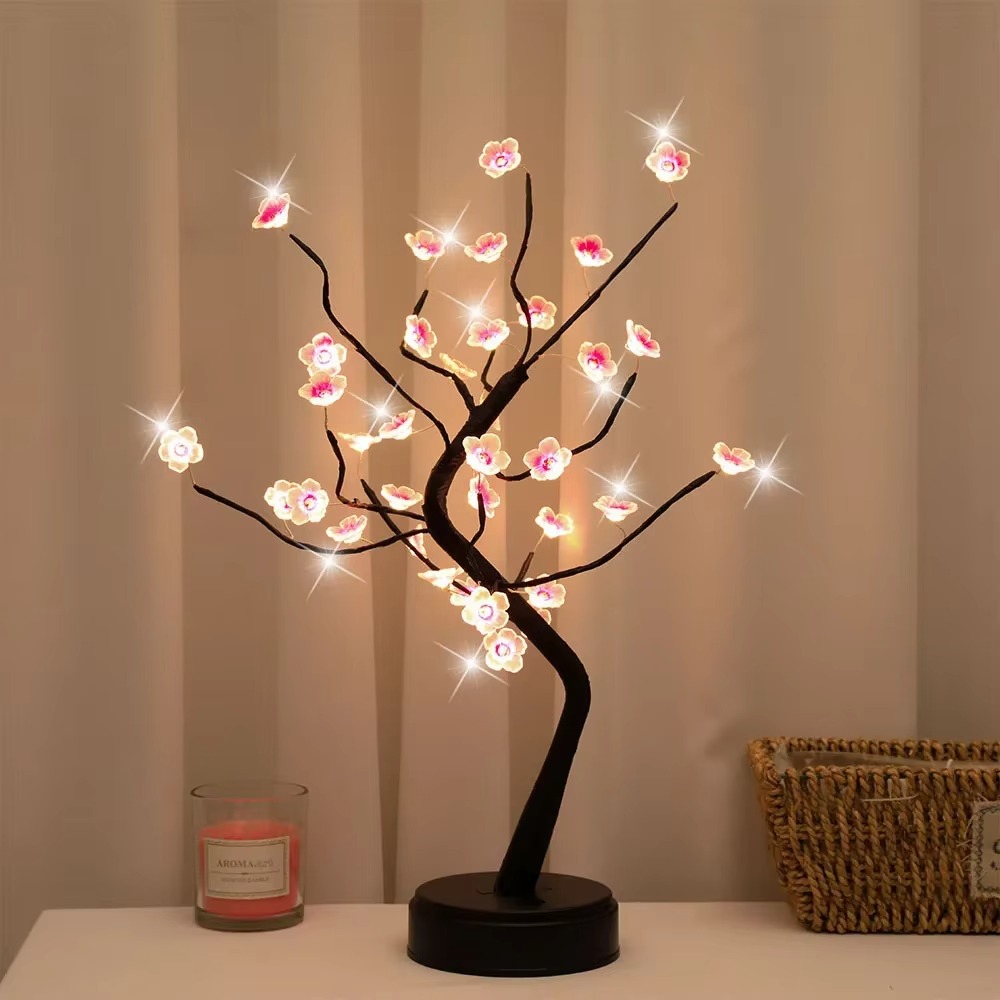 フェアリーライトツリーランプ 36個LEDボールライト 温か - Baby Nursery Tree のレビューと価格