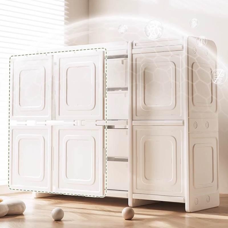 子供用のおもちゃ収納オーガナイザー。仕分け用の収納ボックス付 - Baby Nursery Bookshelf のレビューと価格
