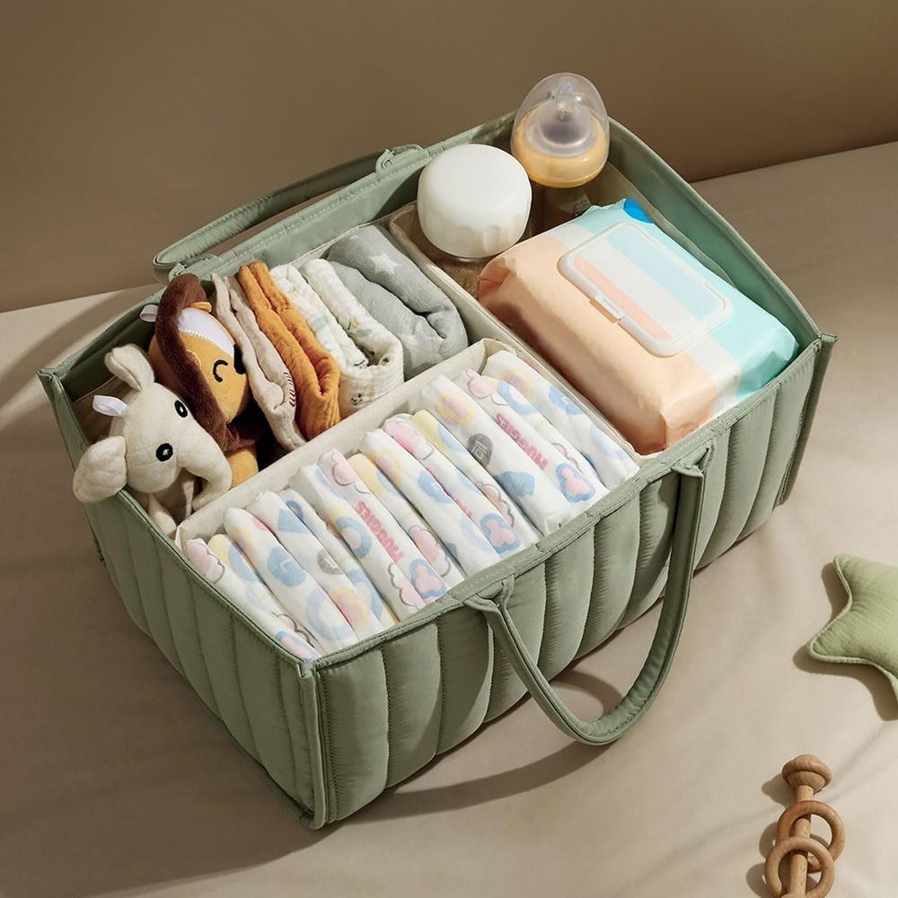 大容量ベビーおむつ収納バッグポータブルハンドルベビーワイプオ - Baby Nursery Handles のレビューと価格