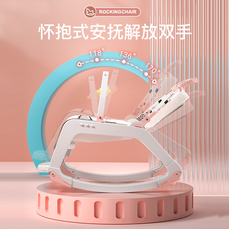 環境に優しいポータブル多機能2-in-1ベビーロッキングチェ - Baby Nursery Rocking Chair のレビューと価格