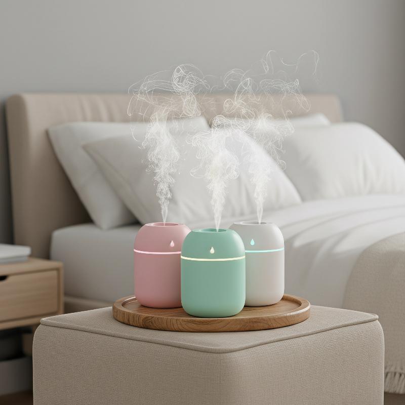 ポータブル加湿器 超静音 大容量 ナノミスト噴霧器 子供部屋 - Humidifier Nursery Quiet のレビューと価格